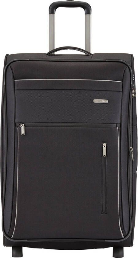 Travelite Capri 2 Wiel Trolley L Expandable black Zachte koffer