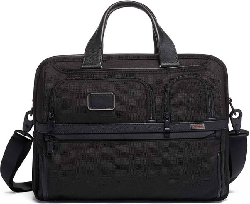 Tumi Alpha Expandable Organizer Laptop 15" Brief Black