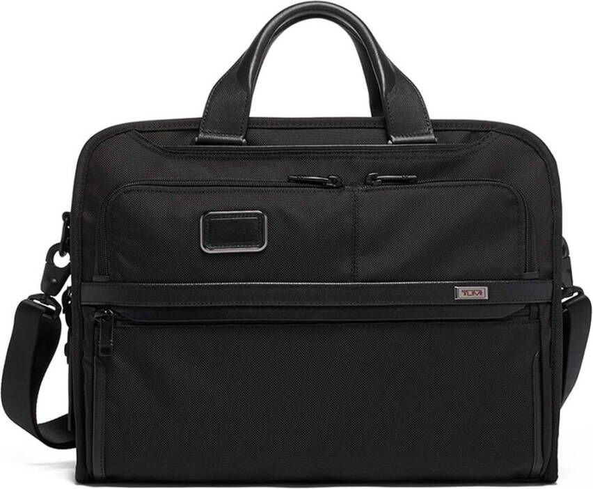 Tumi Alpha Organizer Portfolio Brief Black