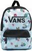 Vans Girls Realm Backpack Blauw/Bloemenprint Kinderen online kopen