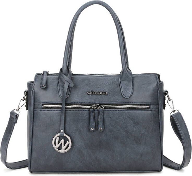 Wimona Bambina Schoudertas dark blue Damestas