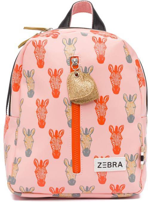 Zebra Trends Girls Rugzak S Zebra peach/gold Kindertas