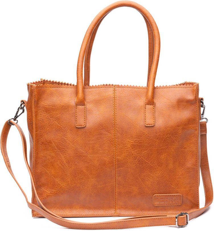 Zebra Trends Natural Bag Kartel Lisa Kunstleer Camel