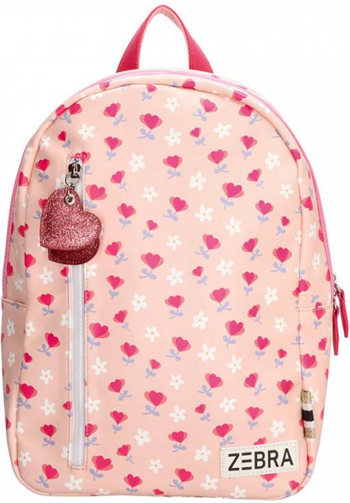 Zebra Trends Zebra Girls Rugzak M Flowers Pink