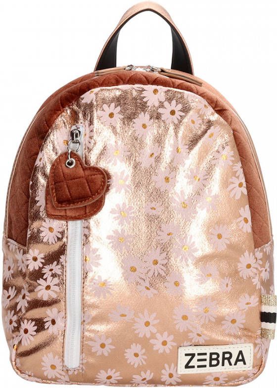 Zebra Trends Girls Flower Rugzak S pink Kindertas