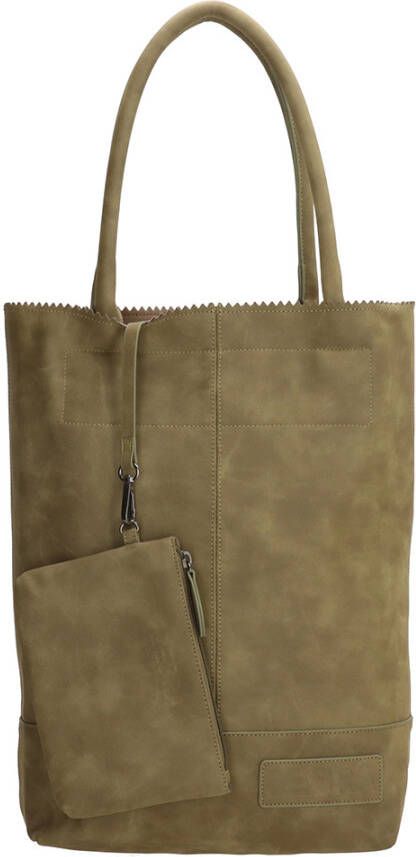 Zebra Trends Zebra Kartel Shopper Olijfgroen