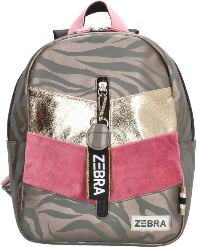 Zebra Trends Zebra Kinder Rugzak S Velvet Silver Leopard