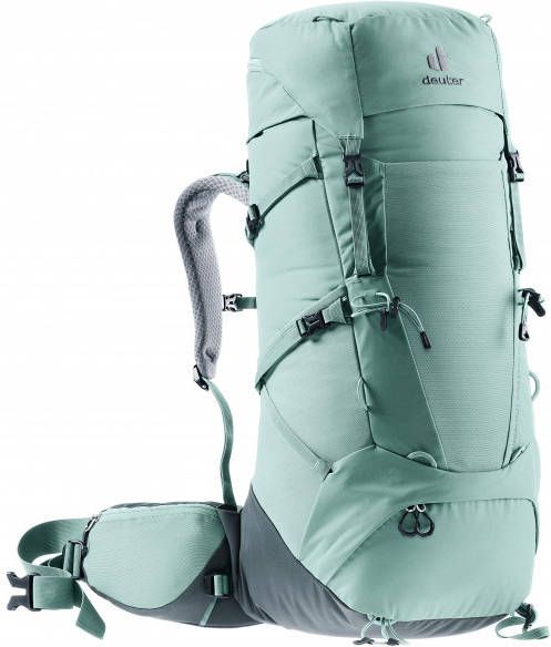 Deuter Women's Aircontact Core 35+10 SL Trekkingrugzak, turkoois/grijs