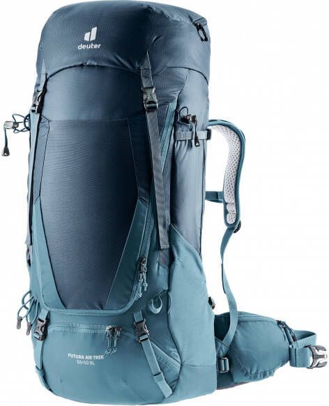 Deuter Women's Futura Air Trek 55+10 SL Trekkingrugzak + 10 l, blauw