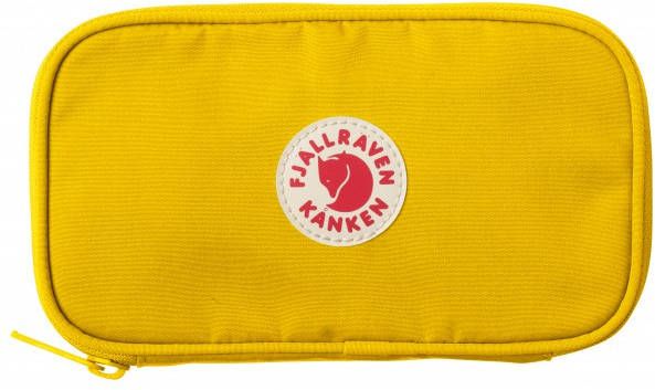 Fjällräven Kånken Travel Wallet Portemonnee, geel