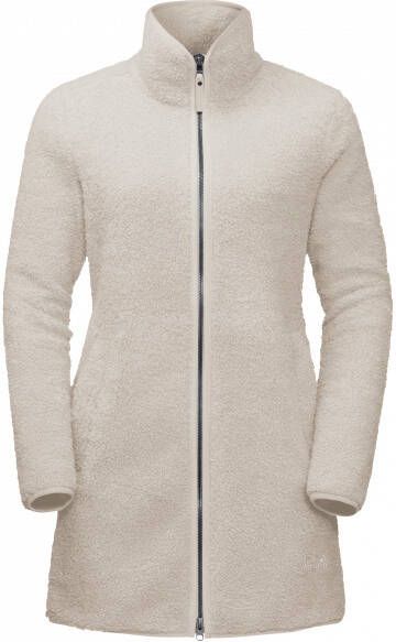 Jack Wolfskin Women's High Cloud Coat Fleecevest, grijs
