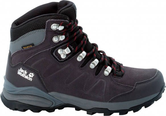 Jack Wolfskin Women's Refugio Texapore Mid Wandelschoenen grijs/zwart
