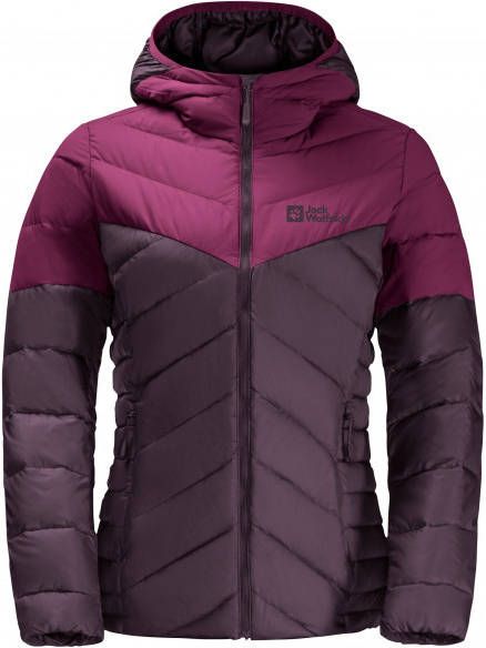 Jack Wolfskin Women's Tundra Down Hoody Donsjack, purper