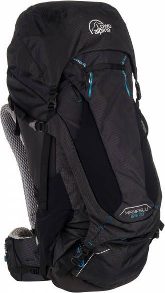Lowe Alpine Manaslu 55 Trekkingrugzak l Regular 48 58 cm, zwart