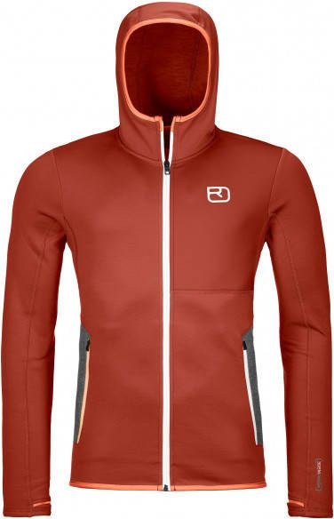Ortovox Fleece Hoody Merinovest, rood