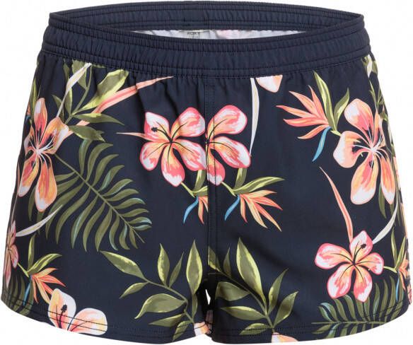 Roxy Women's Value Line Boardshorts Printed 2 Inch Boardshort, blauw