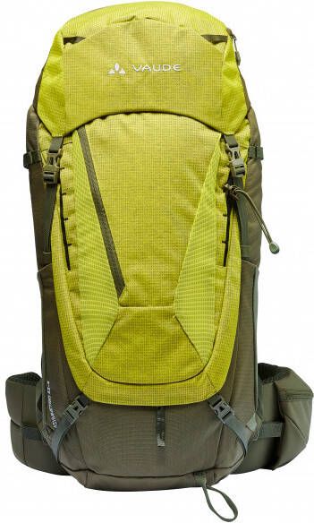 Vaude Asymmetric 42+8 Tourrugzak + 8 l, olijfgroen/geel