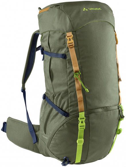Vaude Kid's Hidalgo 42+8 Wandelrugzak, olijfgroen