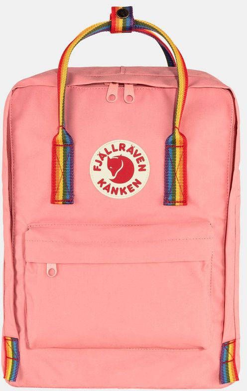 Fj&#xE4, llr&#xE4, ven K&#xE5, nken Rainbow Rugzak Middengeel/Ass. Regenboog