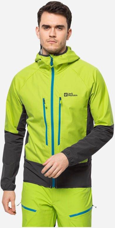 Jack Wolfskin Alpspitze Softshell Jas Groen