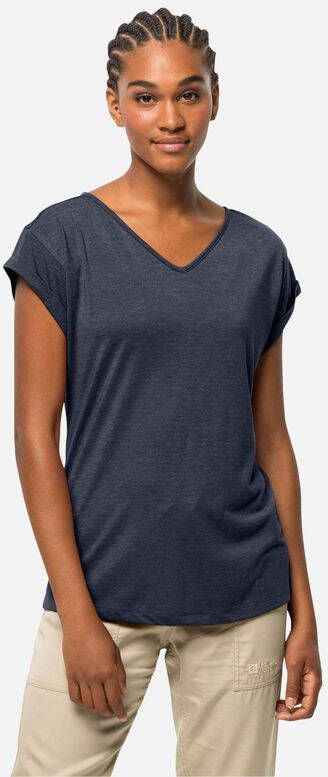 Jack Wolfskin Coral Coast Tee W Blauw