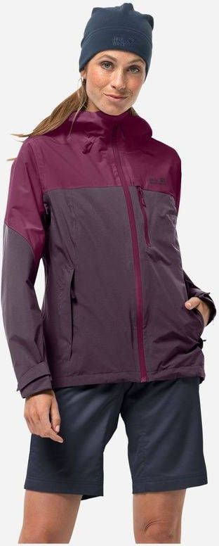 Jack Wolfskin Go Hike Hardshell Jas Dames Paars