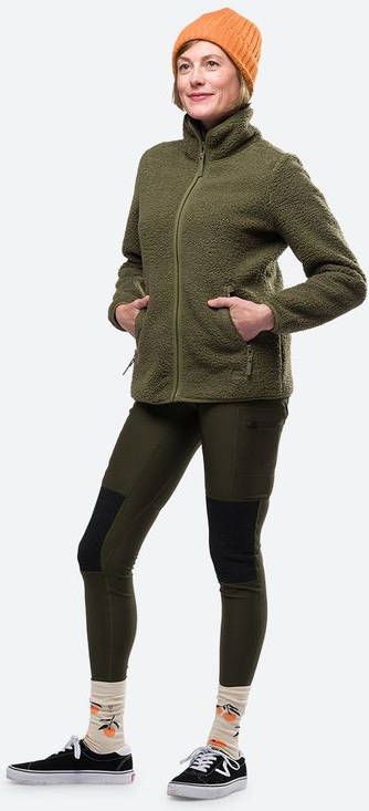 Jack Wolfskin High Cloud Fleece Dames Donkergroen