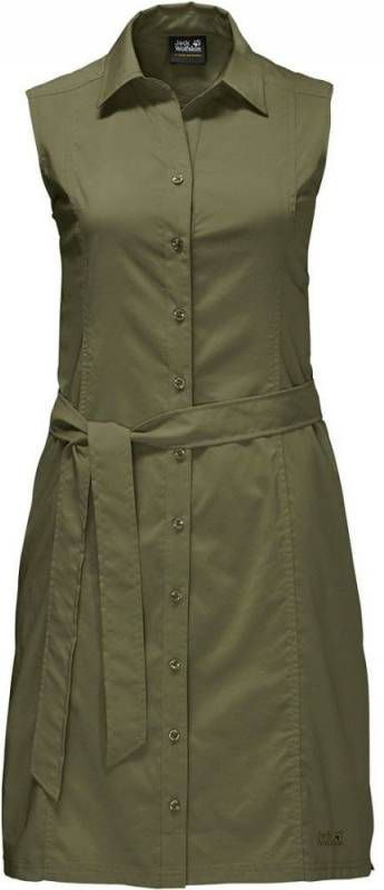 Jack Wolfskin Sonora Jurk Dames Middengroen