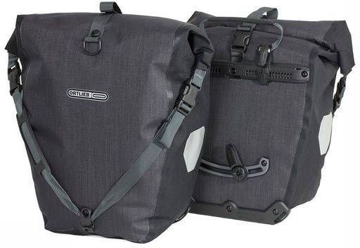 Ortlieb Back Roller Plus QL 2.1 Dubbele Fietstas Zwart/Donkergrijs