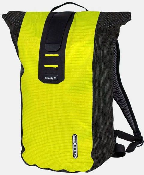 Ortlieb Velocity High Visibility 23 L neon yellow/black reflective backpack