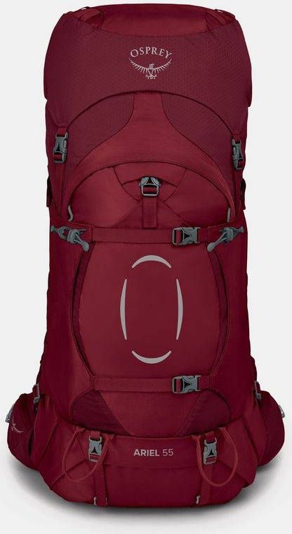Osprey Ariel 55 Womens Backpack XS/S claret red backpack