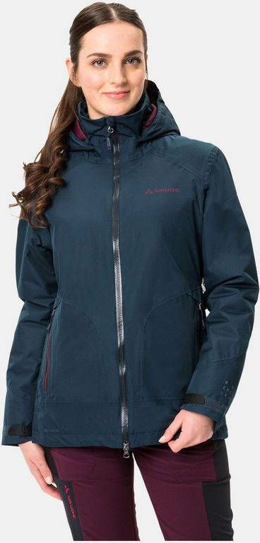 Vaude Elope Padded Jas Dames Blauw