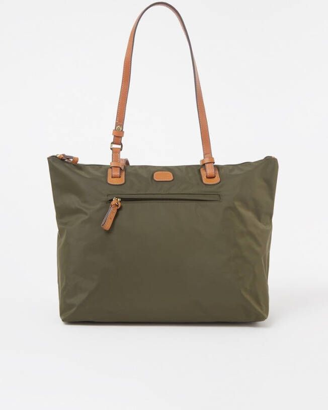 Bric's Shopper met leren details en uitneembare etui