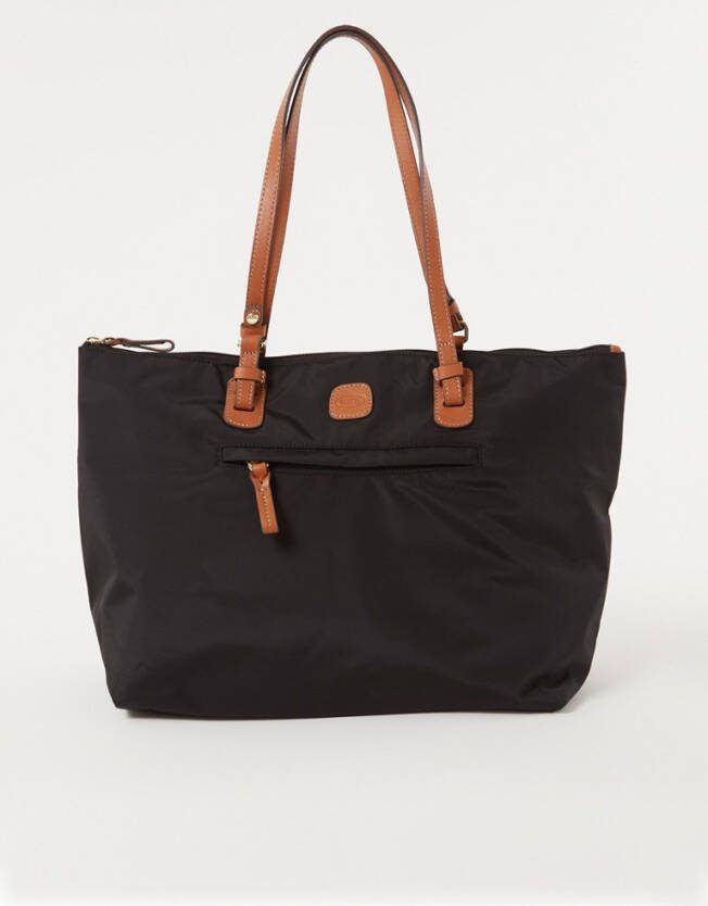 Bric's X Bag shopper met leren details