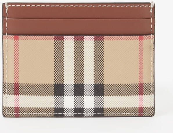 Burberry Sandon pasjeshouder van kalfsleer