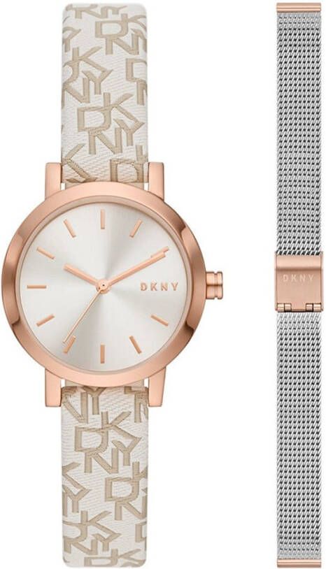 DKNY Horloges Soho NY6605SET Zilverkleurig