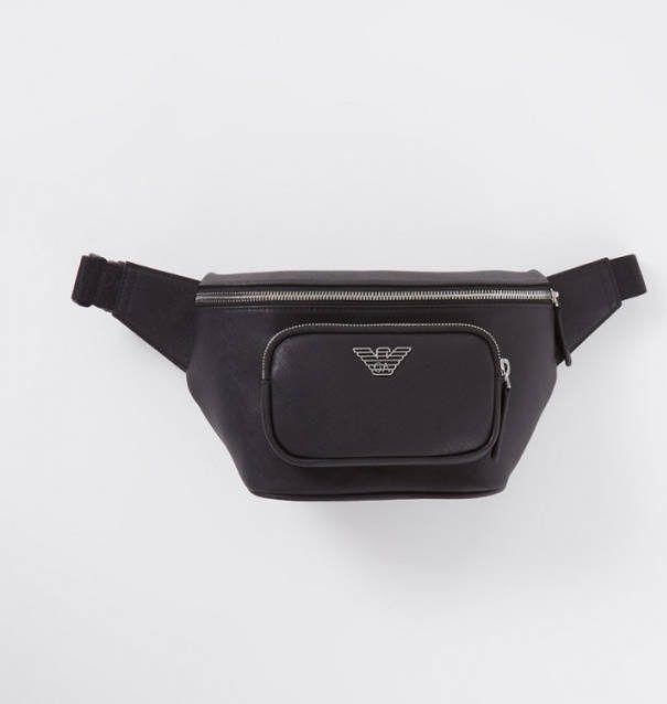 Emporio Armani Heuptas met leren details