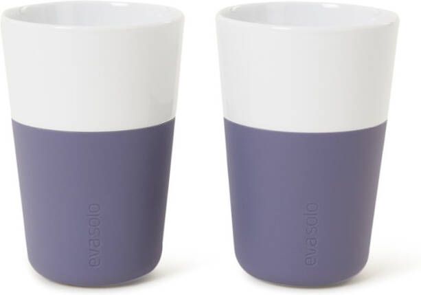 Eva Solo Beker Latte, Set Van 2 Stuks, Violet Blue
