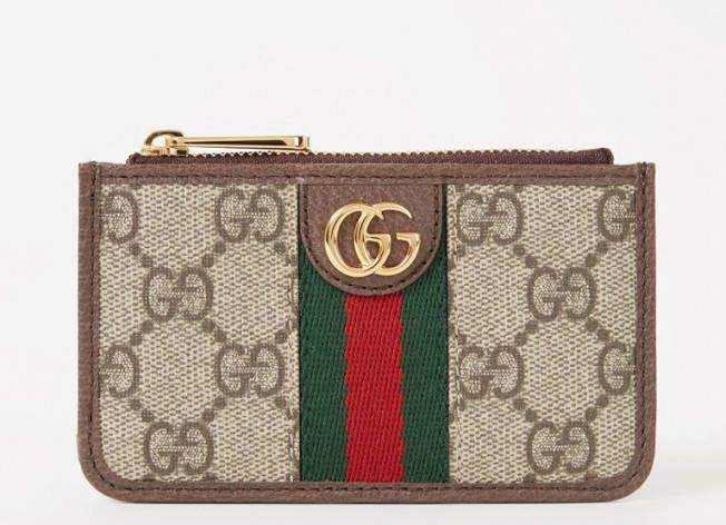 Gucci Ophidia pasjeshouder van canvas met leren details