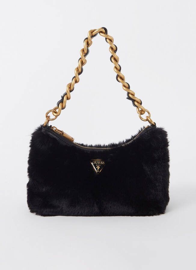 Guess Morada schoudertas van imitatiebont
