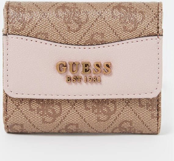 Guess Nell portemonnee met logoprint