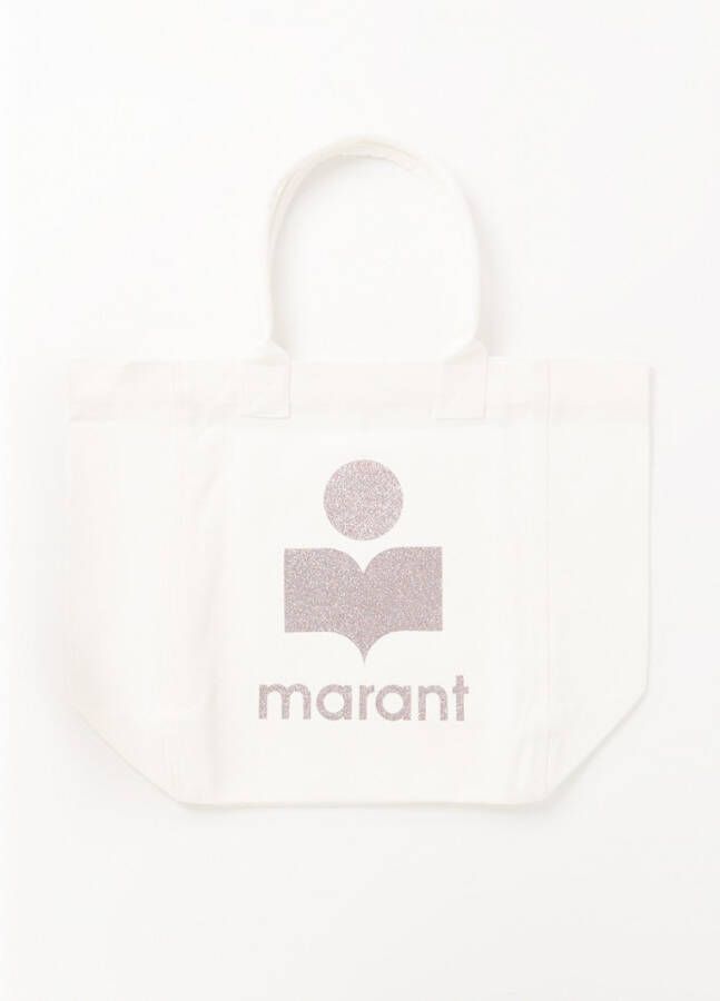 Isabel marant Yenky Small schoudertas van canvas met logo