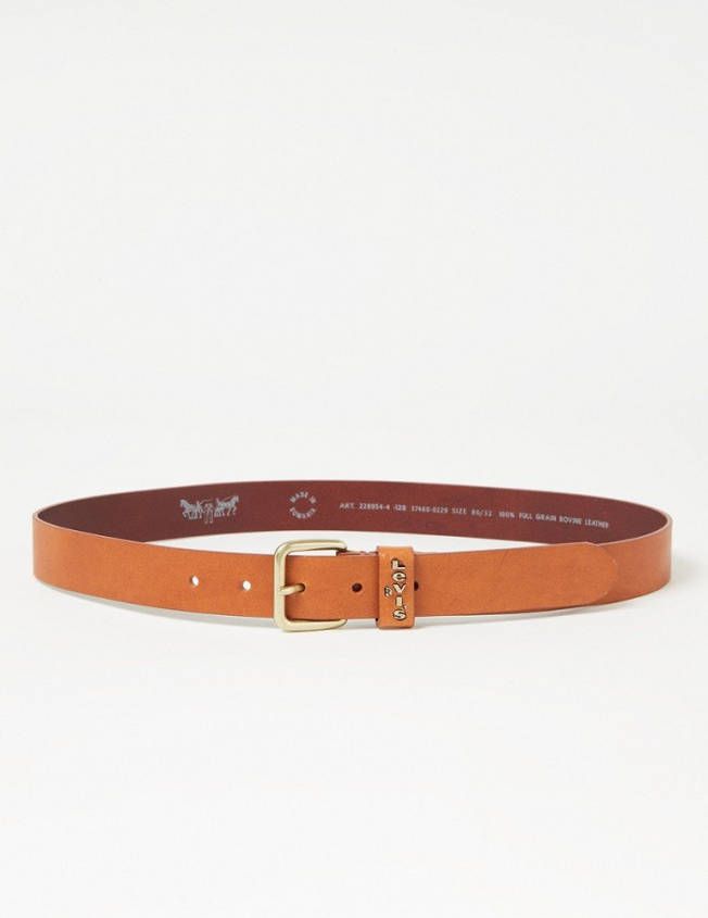 Levi's leren riem Calypso bruin