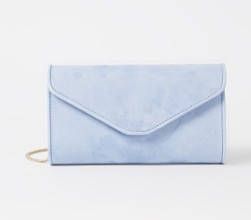 L.K.Bennett L K Bennett Dominica clutch van suède