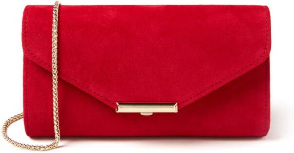 L.K.Bennett L K Bennett Lucy clutch van geitensuède