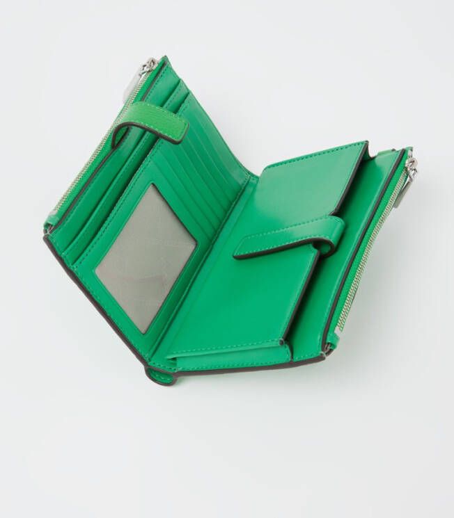 Michael Kors Adele portemonnee van leer