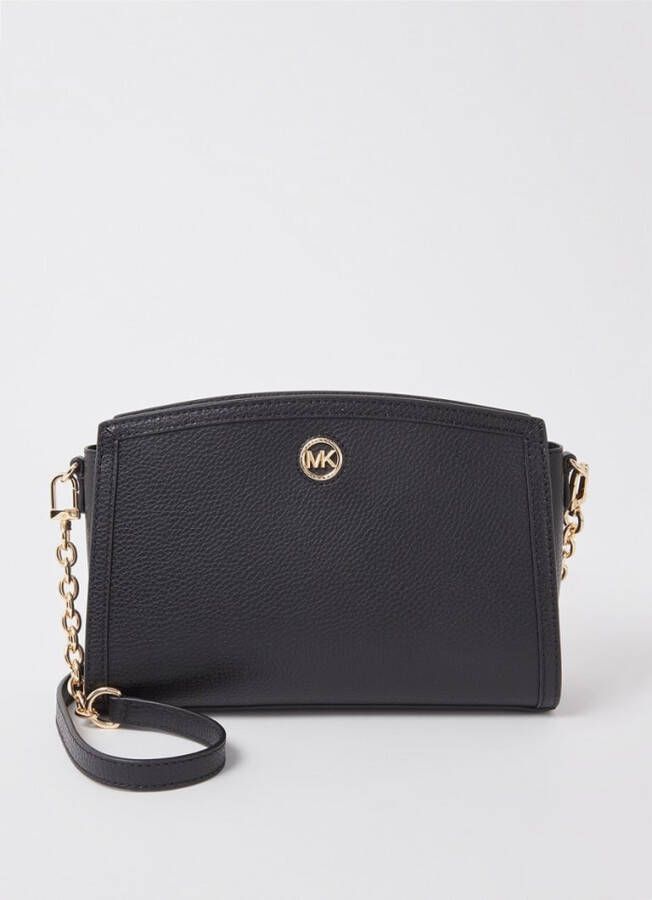 Michael Kors Chantal handtas van leer met logo