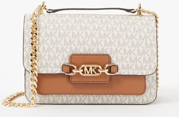 Michael Kors Heather Large schoudertas met logoprint