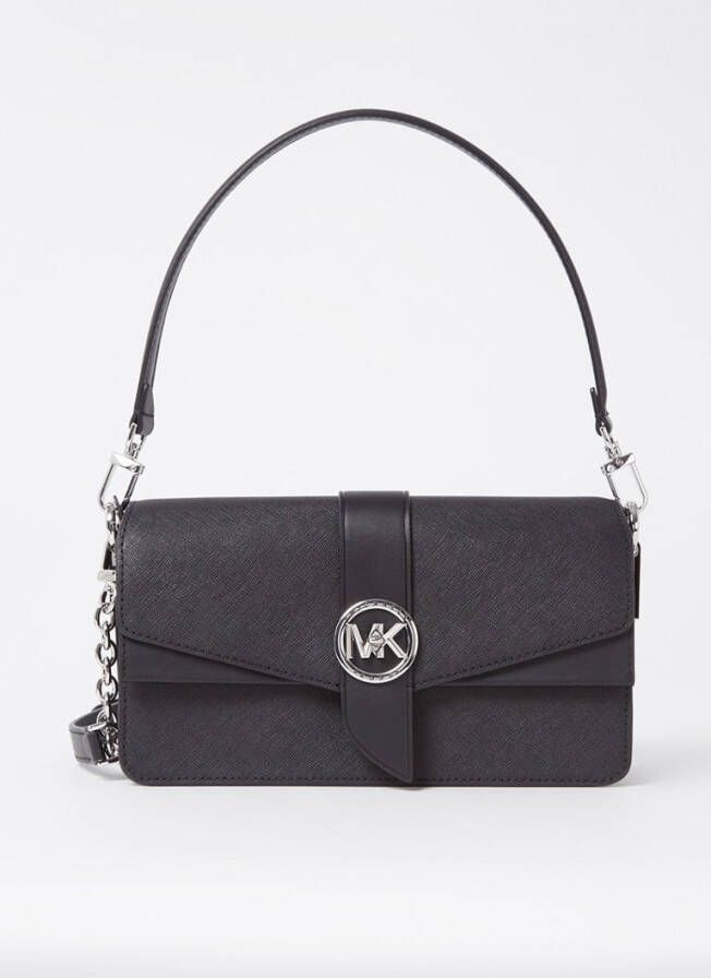 Michael Kors Medium Conv schoudertas van leer