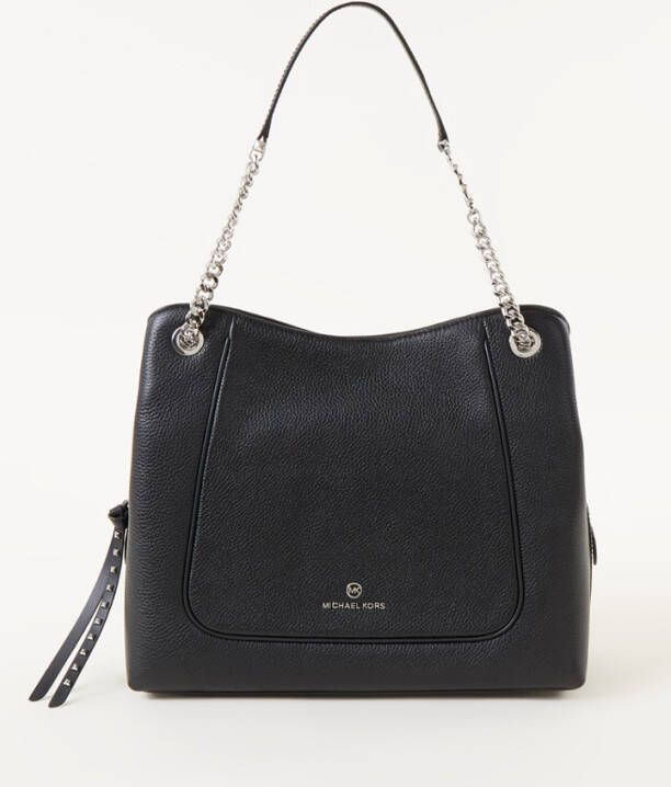 Michael Kors Piper Large schoudertas van leer